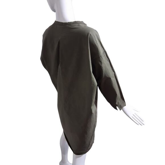 Humanoid Quiet Luxury Women's size S Oversized Lagenlook Minimalist Boxy Dress - Picture 5 of 10